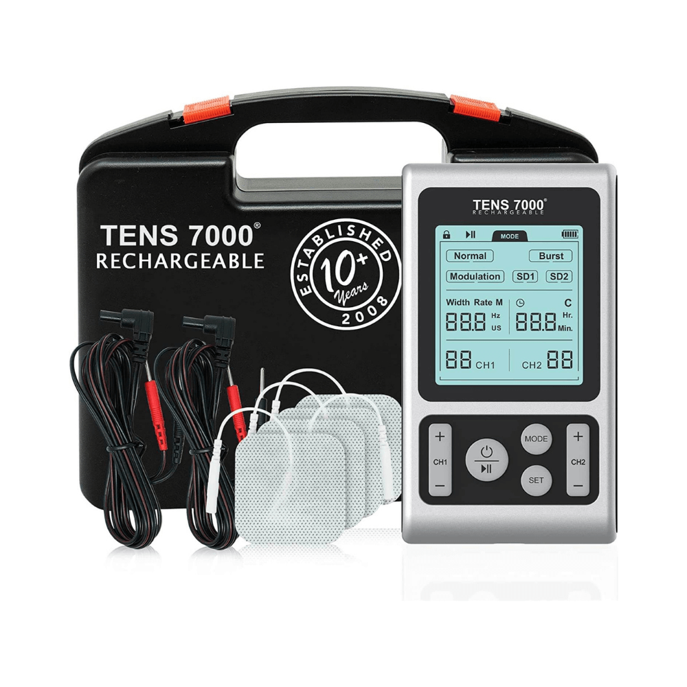 5+ bài tập vật lý trị liệu tại nhà an toàn và dễ thực hiện 2 Máy xung điện (TENS/EMS)