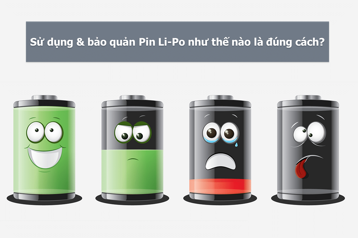 Những điều cần biết về pin sạc Bảo quản và sử dụng hiệu quả