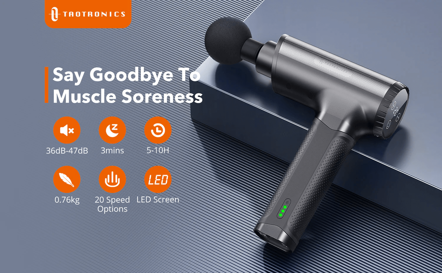 Máy massage cầm tay TaoTronics TT-PCA004